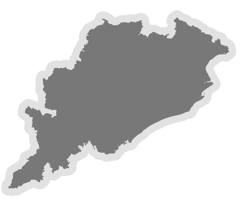 Map of Odisha